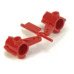 TA-01/DF-01 Achsschenkel (2) vorne rot von Tamiya