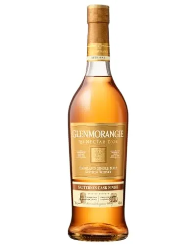 Glenmorangie Nectar D'Or 12 Year Old Highland Malt Whisky - Whisky mit reichhaltigem fruchtigen Geschmack und betörenden Gewürznuancen, zwölf Jahre gereift für maximales Aroma und ausgezeichnet mit IWSC Award 2015 Silver Outstanding.