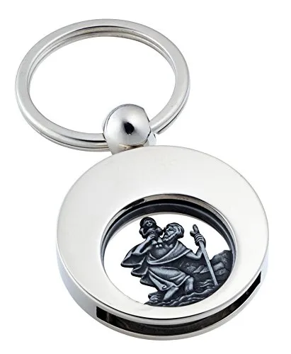 Jadani Schlüsselanhänger 'Saint Christopher' mit Einkaufswagenchip Christophorus