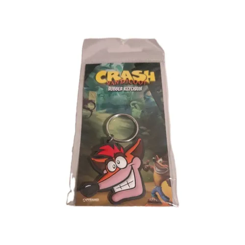 Crash Bandicoot Extra Life Rubber Keychain