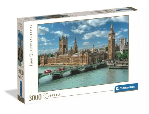 Puzzle 3000 HQ The Houses of Parliament 33037 Clementoni 8005125330379