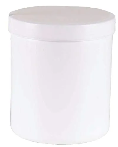 Fa.ars 20 Salbendose Probedosen Creme 800g 1000 ml Deckel weiß Salbendöschen Dose Kunststoffdosen Schraubdeckeldosen Schraubdeckel