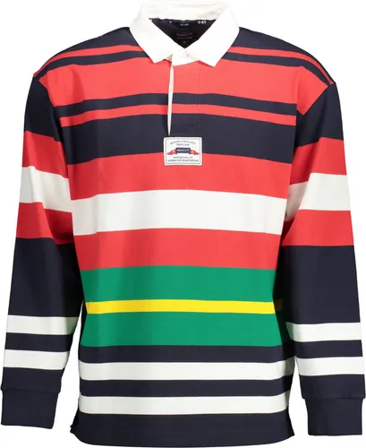 GANT Blaues Langarm-Poloshirt für Herren - Hochwertiges Herren Poloshirt in Blau mit Kontrastdetails und eleganter Applikation. Ideal für den modernen Mann, der Stil und Komfort schätzt. Perfekt für jede Gelegenheit!