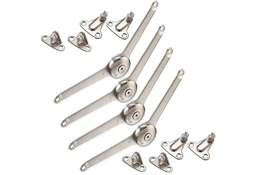 Kesseböhmer Duo Forte Klappenstütze 75-110° (4 St) - Hochwertige Klappenstützen für Möbel, einstellbar auf 75-110° und ideal für Klappenhöhen von 200-700 mm. Mit ClickFixx-Montage für zeitsparende Installation und vielseitige Anwendung.