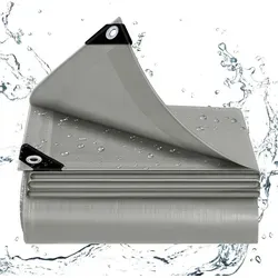 WOLTU Abdeckplane wasserdicht 2x2 m mit Ösen - Planen & Abdeckfolien - Robuste, UV-beständige und wasserdichte Plane aus 140 g/m² Polyethylen, ideal für vielseitigen Schutz von Fahrzeugen, Möbeln und mehr.