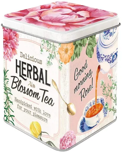 Nostalgic-Art - Teedose Vorratsdose Gewürzdose - Herbal Blossom Tea