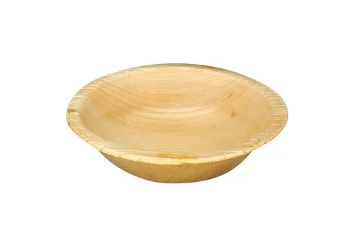 wisefood Einwegschale Palmblatt Schale / Schüssel rund Ø 10 cm, Palmblatt, (25-tlg)