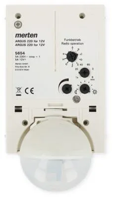 Merten 565426 ARGUS 220 für 12 V Connect - Weißer LED-Spot mit energiesparender Technologie, perfekt für stimmungsvolle Beleuchtung in Wohnräumen.