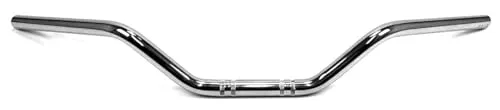 Zoll (25,4mm) Lenker Flat Track Verchromt kompatibel mit Harley-Davidson 1
