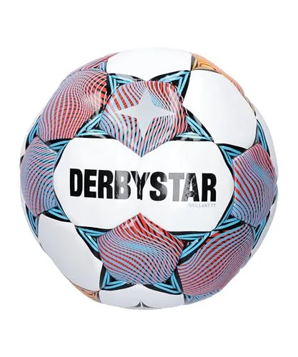 DERBYSTAR Fußball Brillant TT v23 Größe 5 - Training - Hochwertiger Fußball für intensives Training, Größe 5, ideal für Spieler aller Niveaus, sorgt für optimale Ballkontrolle und Langlebigkeit.