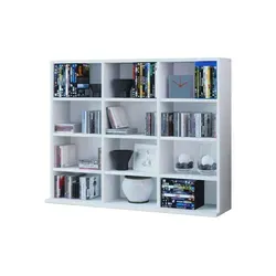 VCM my home Bücherregal Megosa Mini weiß 102x23x83 cm