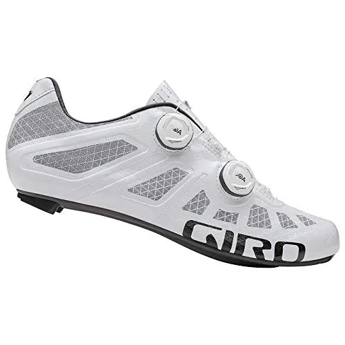 Giro Imperial Rennradschuhe Weiß Größe 43 - Fahrradschuhe mit ultraleichtem Synchwire-Obermaterial und Dual-Boa®-Verschluss für perfekten Sitz und Tragekomfort, ideal für Rennrad und Triathlon.