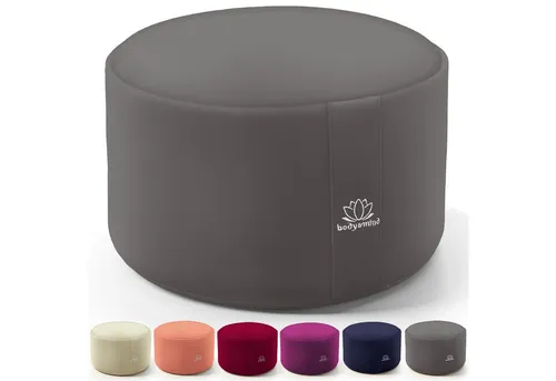 Body & Mind Meditationskissen ZEN - Yoga- & Pilates-Zubehör, hochwertiges Ruhekissen aus Baumwolle, ideal für Meditation und Entspannung mit optimaler Höhe von 18 cm.