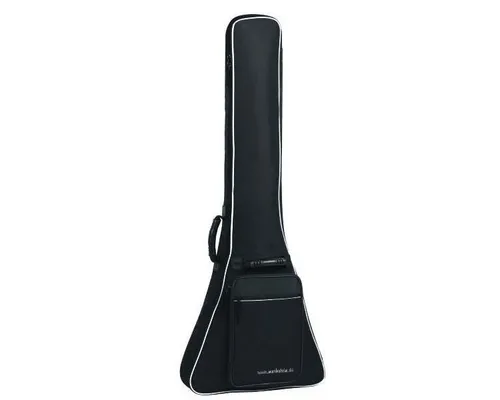 GEWA Gigbag Economy für E-Gitarre V-Form - 12mm Polsterung - Hochwertiges Gig Bag für E-Gitarren, bietet 12mm Polsterung für optimalen Schutz und ist ideal für Musiker unterwegs.