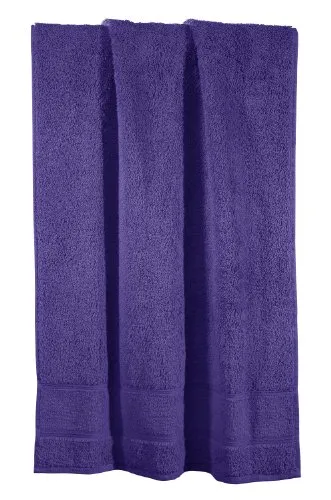 Erwin Müller Handtuch Karlsruhe 100% Baumwolle lila Größe 50x100 cm - extrem saugstark, leicht, flauschig weich, hautschmeichelnd (weitere Farben)