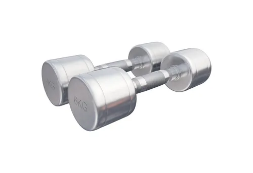 GORILLA SPORTS Kurzhantel Chrom - Einzeln/2er Set, 2-30kg Gewichte - Hantelset aus verchromtem Stahl für effektives Oberkörpertraining. Ergonomische Griffform und rutschfester Griff für sicheres Workout. Ideal für Fitnessstudios und Heimtraining.