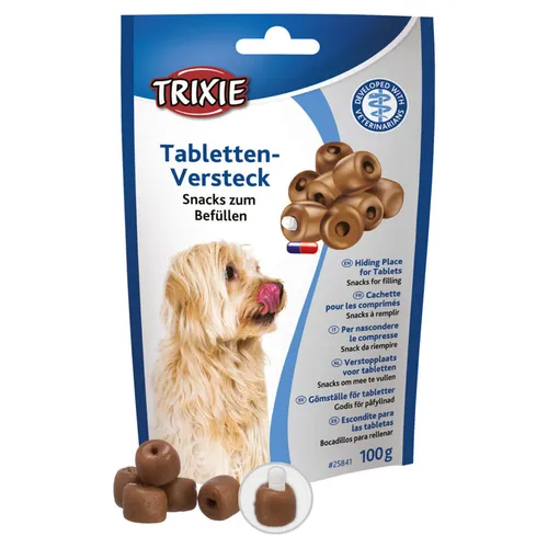Trixie Hundenahrung trocken Tabletten-Versteck Snacks zum Befüllen 100 g