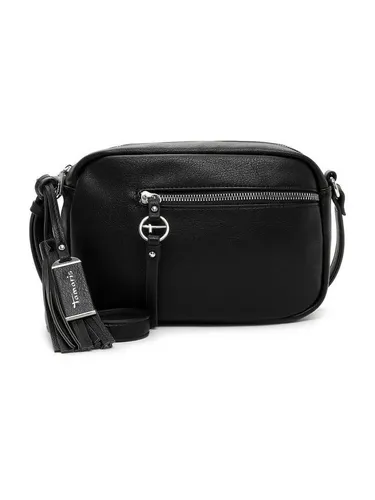 Tamaris Umhängetasche TAS Nele 32800 Damen Handtaschen - Stylische Umhängetasche in Uni black, perfekt strukturiert für all Ihre Habseligkeiten. Ideal für den Alltag mit kompakten Maßen von 25 x 17 x 7 cm.
