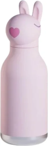 ASOBU Kindertrinkflasche BESTIE mit Strohalm 460ml - Trinkflasche für Kinder – leicht, auslaufsicher und mit doppelwandiger Isolierung für warmen Kakao oder kühles Wasser. Ideal für Schule und Abenteuer!
