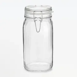 Bormioli Rocco Vorratsglas 6er Set Fido 1,5L - Vorratsgläser mit Bügelverschluss, ideal zum Einmachen und luftdichten Aufbewahren von Lebensmitteln. Robustes Glas schützt vor Keimen und hält Lebensmittel länger frisch.