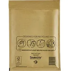 Briefumschläge Gold von Mail Lite