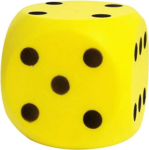 Simba 107352855 - Soft-Spielwürfel, 2-Fach Sortiert, es Wird nur EIN Artikel geliefert, 16cm