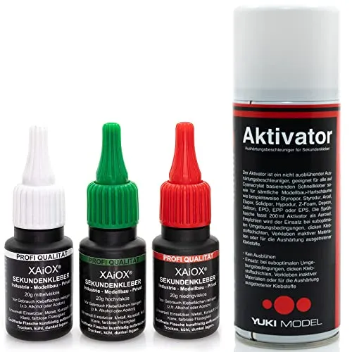 XAiOX Sekundenkleber Set