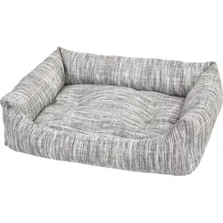Duvoplus Hundebett 60 x 45 cm - Weich und Komfortabel - Hundebett mit dickem, herausnehmbarem Kissen und waschbar bei 30 °C. Ideal für den besten Komfort Ihres Hundes, elegantes Design und breite Komfortkanten.