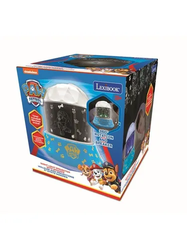 Lexibook Paw Patrol Nachtlicht - Projektionen und kaleidoskopische Lichter, entspannende Musik mit intelligentem Timer für eine magische Nachtruhe