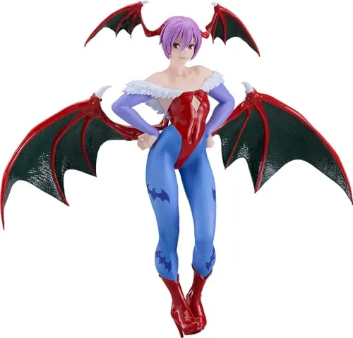 MaxFactory Darkstalkers Statuette PVC Pop Up Parade Lilith 17cm - Zubehör für PC, detailreiche Lilith-Statuette aus der Darkstalkers-Reihe, perfekt für Sammler und Fans.