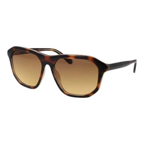Guess Sonnenbrille GU00057 6052F braun - Sonnenbrille mit 100% UV-Schutz, stilvollem Vollrand-Design und braunen Kunststoffgläsern – perfekt für sonnige Tage!
