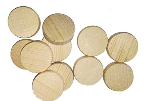 Stück Fichten Querholzplättchen 35 mm - Konusplättchen- Querholzstein 50