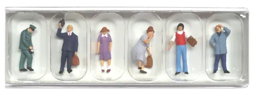 Preiser 10603 Straßenszenen DDR Spur H0 1:87