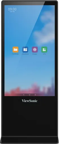 ViewSonic EP5542T - 55 Zoll interaktives Multi-Touch-Display - Monitore: 55 Zoll ePoster mit 4K Ultra-HD, ideal für Hotellerie und Einzelhandel, kratzfest und mit leistungsstarkem Quadcore-Media-Player.