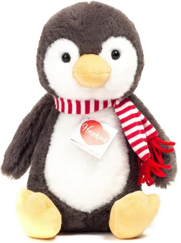 Teddy Hermann 93935 Pinguin Pancho - 23 cm Kuscheltier, sicher und pflegeleicht für Kinder ab 0 Monaten