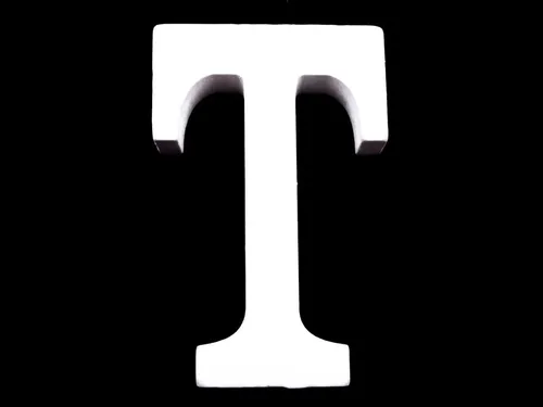 maDDma Deko-Buchstaben 3D Holzbuchstabe 8 cm, weiß, Einzelbuchstabe 