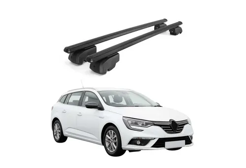 OMAC Dachträger für Renault Megane mk4 Grandtour (2016-2025) - Aluminium, abnehmbar & wasserbeständig - Multifunktionaler und leichter Dachträger aus Aluminium für sicheren Transport. Ideal für Reisen und Outdoor-Aktivitäten, maximal belastbar bis 75 kg.