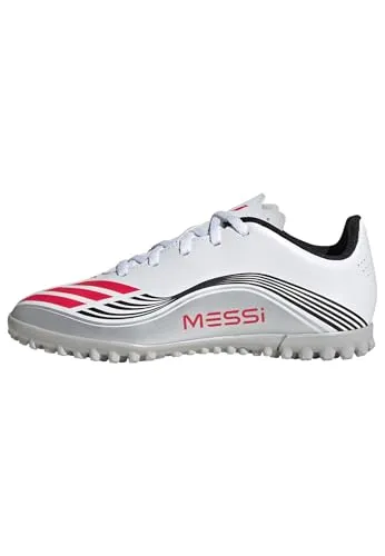 adidas Performance F50 MESSI CLUB Kinder Fußballschuh - Fußballschuhe für Kinder, ideal für harte Untergründe wie Asche und Kunstrasen, bieten hervorragenden Halt und Komfort.