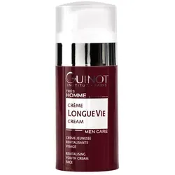 GUINOT Crème Longue Vie Homme 50ml - Anti-Aging Pflegecreme für Männer, revitalisiert die Haut und verleiht ein jüngeres Aussehen mit 56 Wirkstoffen für optimale Regeneration.