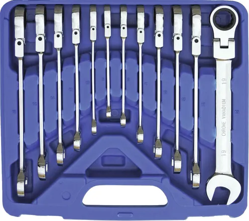 KUNZER Ratschen-Ringgabelschlüsselsatz 7GR12 von Kunzer