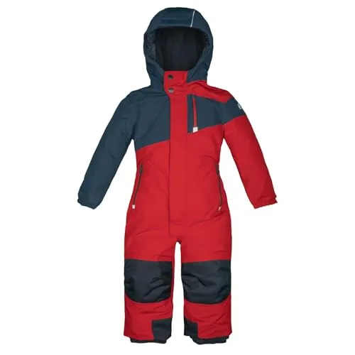 Killtec Kinder Skioverall 38469-408 - Wasserdicht & Warm - Größe 104 - Schneeanzug für Mädchen, winddicht und mit 10.000 mm Wassersäule. Atmungsaktiv und warm gefüttert, ideal für kalte Tage im Schnee. Langer Reißverschluss für einfaches An- und Ausziehen.