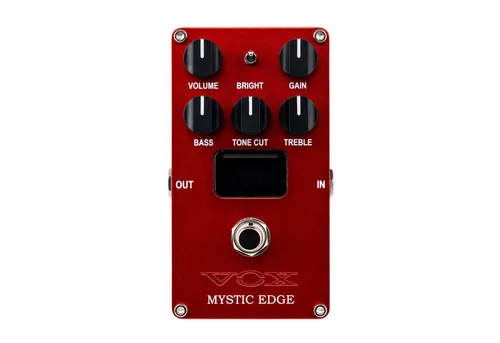 Vox Valvenergy Mystic Edge Overdrive-Pedal - Gitarren-Effektgerät mit Nutube Röhren-Preamp für warmen Vintage-Sound. Ideal für Rock-Sounds der 60er und 70er, mit OLED-Display und 3 Betriebsmodi für maximale Flexibilität.