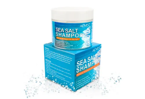ALIVER Haarshampoo Totes Meer Salz Haarpflege für Haarwachstum Volumen Anti-Schuppen, 1-tlg., Alkoholfrei, Ammoniakfrei, Enthält Mineralien, Enthält Vitamine