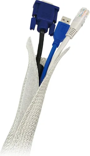 LogiLink Kabelschlauch flexibel 1,8m grau