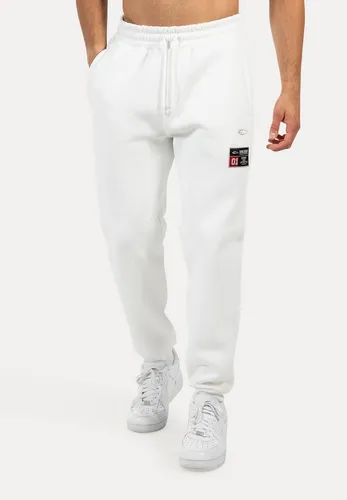Smilodox Jogginghose Rayk – Bequeme Sporthose mit Logo Print - Sportliche Jogginghose in Beige, ideal für Freizeit und Alltag. Mit elastischem Bund und Bündchen für optimalen Tragekomfort. Perfekt für aktive Tage!