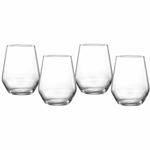 Ritzenhoff & Breker Longdrinkglas Mambo 4er Set, Kristallglas, Klar, 400 ml