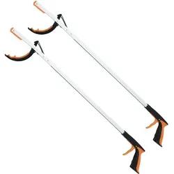 Greiferset mit 88 cm langem Griff – Aluminium, rutschfeste Klaue