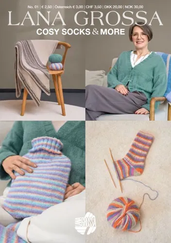 Lana Grossa Cosy Socks & More Ausgabe 2026 – Strickmagazin für DIY-Fans