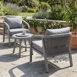 Aluminium Lounge-Set MCW-P82 – Stilvolle Gartengarnitur für Balkon und Terrasse