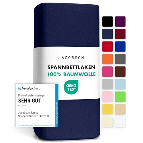 Bettlaken Blau von JACOBSON
